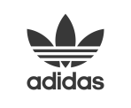 Adidas — exemplu de logo cu emblemă și text