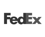 FedEx — exemplu de logo tipografic cu font caracteristic